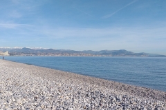 Nizza dal lungomare di Antibes