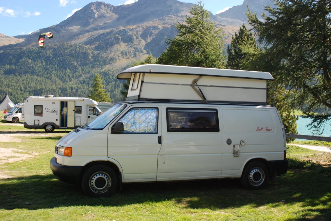 camper van a Silvaplana