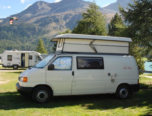 camper van a Silvaplana