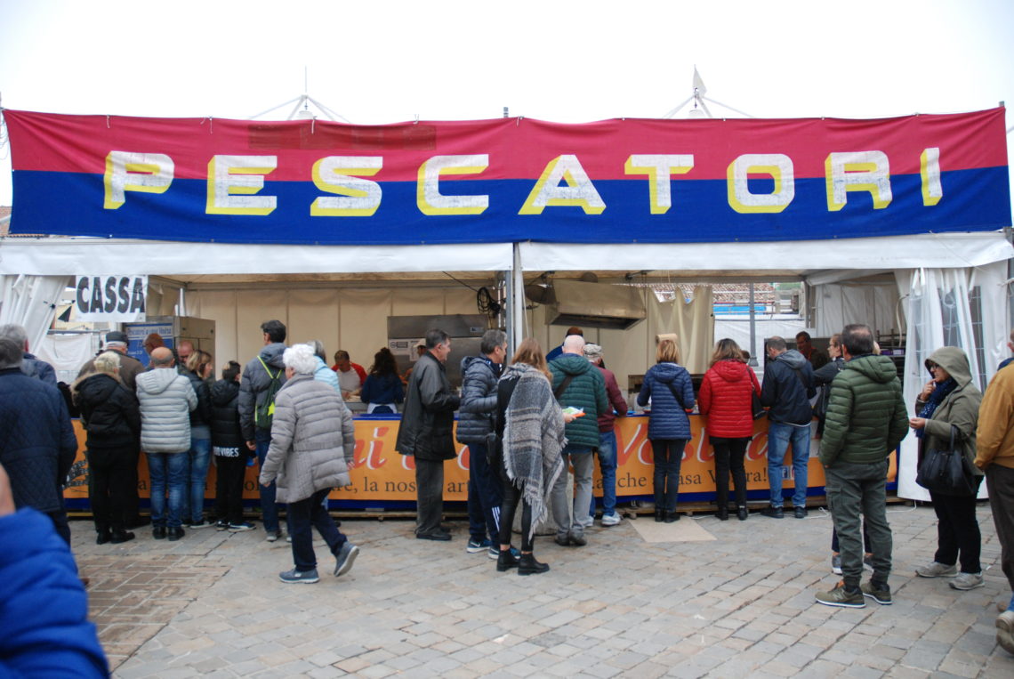 Lo stand della cooperativa Pescatori di Cesenatico