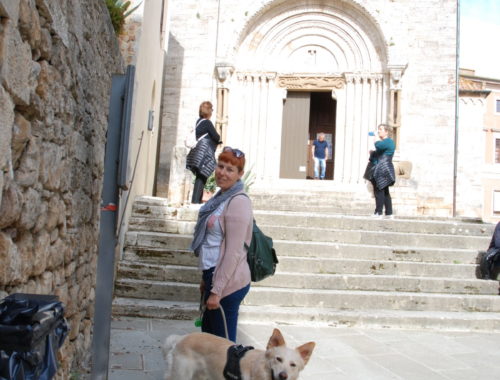 Anna e Willy a San Quirico D'Orcia