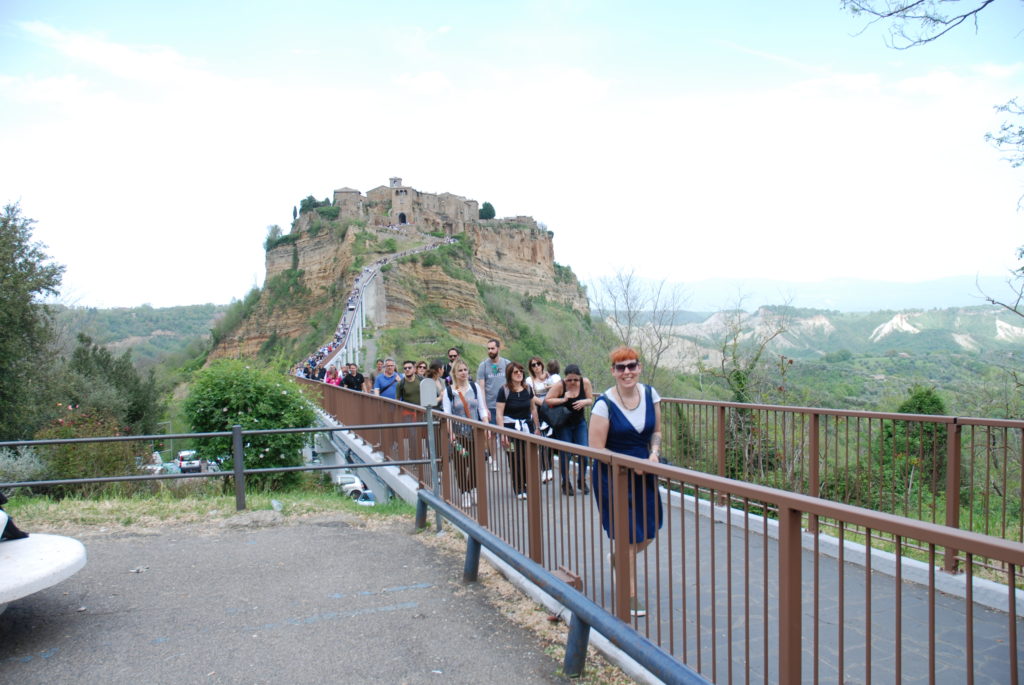 Civita di Bagnoregio, il ponte per raggiungere il borgo